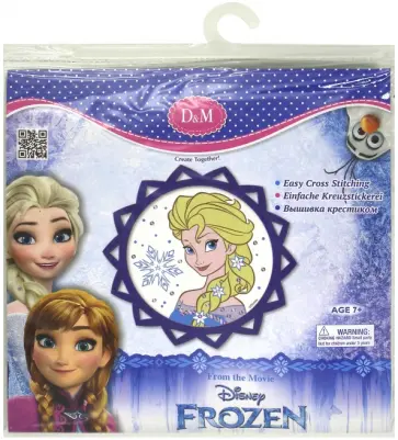 Набор для вышивания крестиком "Frozen. Эльза" (65113) обложка книги