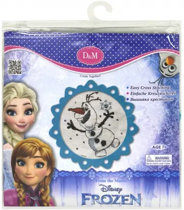 Набор для вышивания крестиком "Frozen. Олаф" (65114) обложка книги