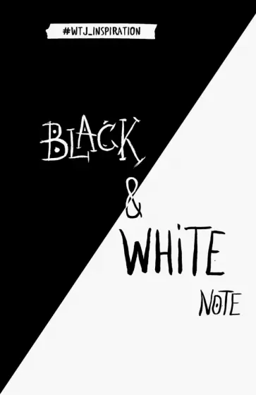 Black&White Note. Стильный блокнот с черными и белоснежными страницами Black&White Note. Стильный блокнот с черными и белоснежными страницами обложка книги