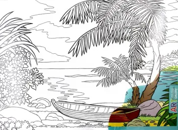 Основа для творчества большая. Морской пейзаж обложка книги