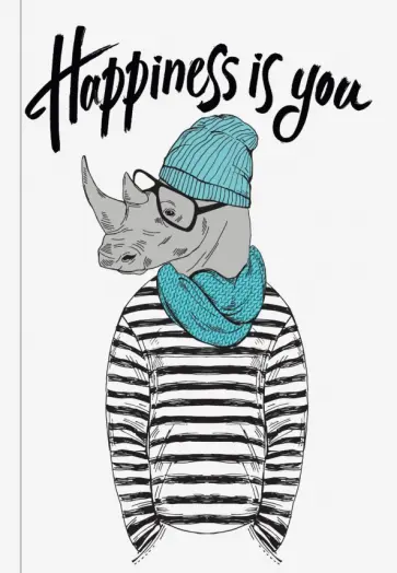 Happiness is you (Блокнот для хипстеров) обложка книги