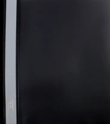 Папка-скоросшиватель пластиковая (прозрачный верх, А5, черная) (AS5_00101) обложка книги