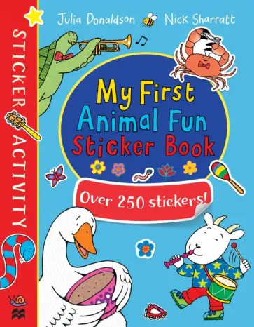 My First Animal Fun Sticker Book обложка книги