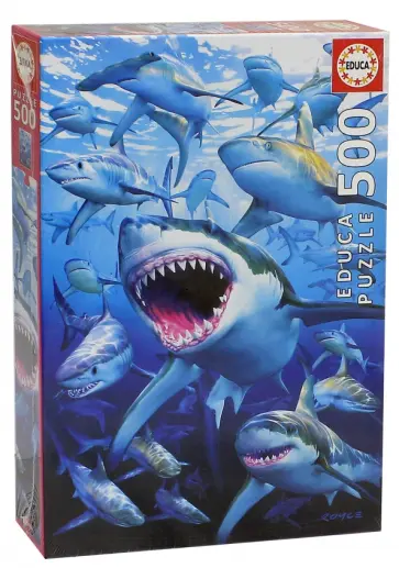 Пазл-500 Стая акул обложка книги