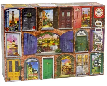 Пазл-1500 "Двери Европы" (17118) обложка книги