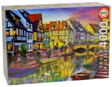 Пазл-4000 "Канал Кольмар, Франция" (17134) обложка книги