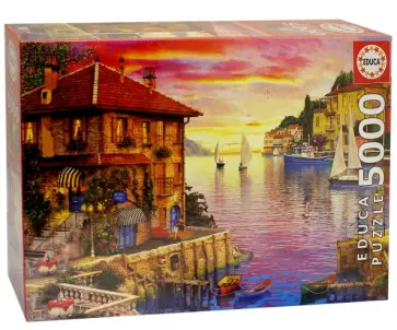 Пазл-5000 "Средиземноморская гавань,Д.Дэвисон" (17135) обложка книги