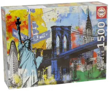 Пазл-1500 "Символы Нью-Йорка" (17120) обложка книги