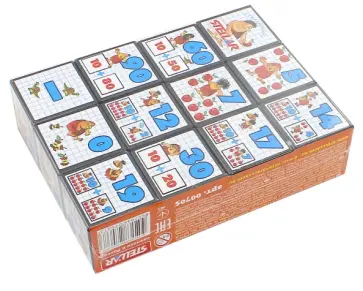 Кубики "Математика" с рисунками (00705) обложка книги