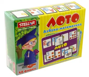 Лото "Азбука-математика" (00902) обложка книги
