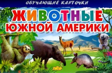 Карточки. Животные Южной Америки обложка книги