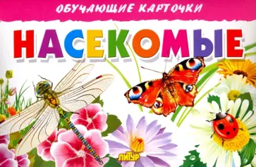 Карточки "Насекомые" обложка книги
