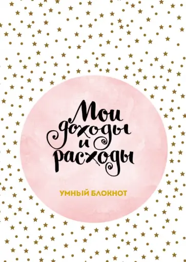 Большой CashBook. Мои доходы и расходы. Stars обложка книги