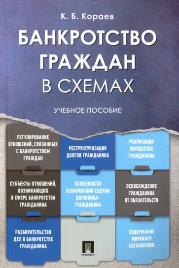 Константин Кораев - Банкротство граждан в схемах. Учебное пособие Константин Кораев - Банкротство граждан в схемах. Учебное пособие обложка книги