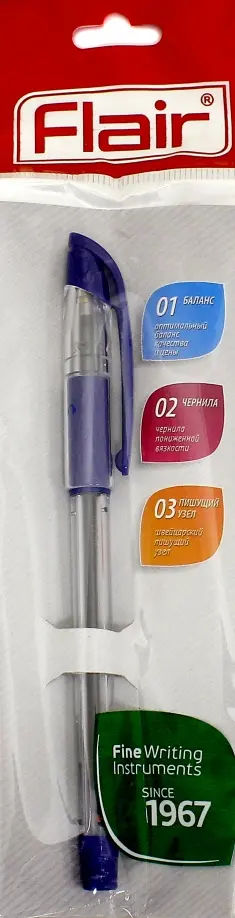 Ручка шар "Fine-tip" (в блистере) (F-1194/син.BL) обложка книги