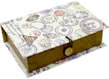 Коробка подарочная "ШТАМП" обложка книги