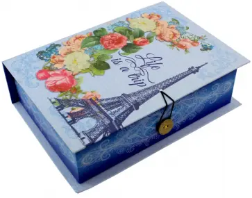 Коробка подарочная Апрельский Париж обложка книги
