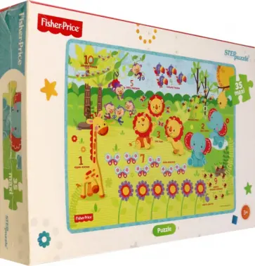 Мозаика-puzzle Fisher Price maxi, 35 элементов Мозаика-puzzle Fisher Price maxi, 35 элементов обложка книги