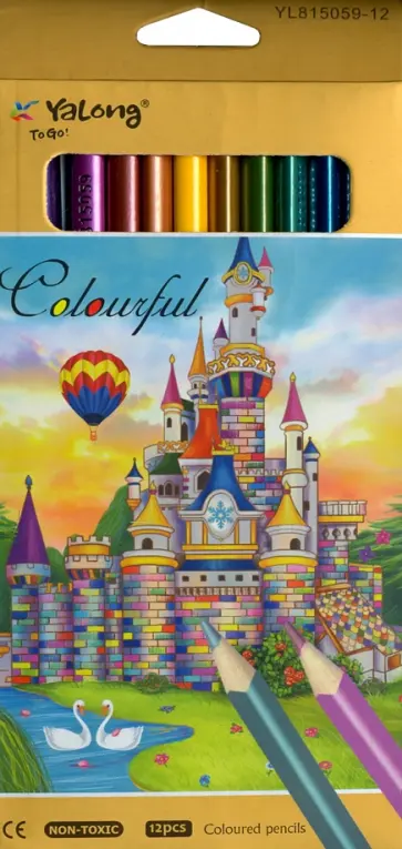 Карандаши металлик (12 цветов, трехгранные) (S 815059-12) обложка книги