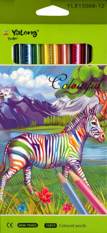 Карандаши перламутровые (12 цветов) (YL 815068-12) обложка книги