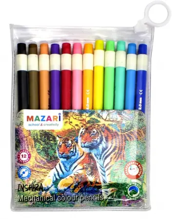 Карандаши INSPIRA 12цв. авт. (М-6137-12) обложка книги