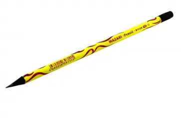 Карандаш чернографитный FIRE HB с ластиком, черн.дерево, ассортимент 4 цвета (М-6128) обложка книги