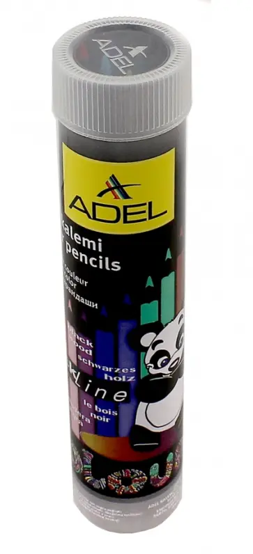 Карандаши цветные 12 цветов Adel BlacklinePB (211-2312-003/813991) обложка книги