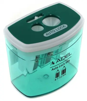 Точилка ручная Adel, 2 отверстия 7 и 12 мм (426-0685-000) обложка книги