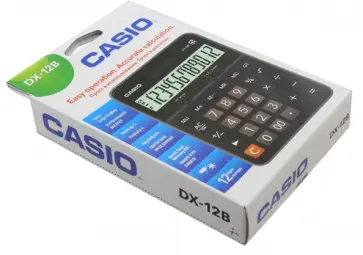 Калькулятор настол Casio черный/коричневый 12-разрядный (DX-12B) Калькулятор настол Casio черный/коричневый 12-разрядный (DX-12B) обложка книги