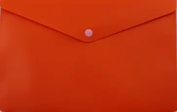 Конверт на кнопке (A5, 0.18мм, оранжевый) (PK804A5NOR) обложка книги