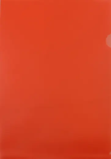 Папка-уголок (A4, пластик, 0.18 мм,  красная) (E310/1RED) обложка книги