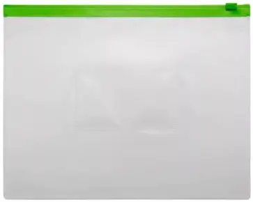 Папка на молнии ZIP (A5, зеленая) (BPM5AGRN) обложка книги