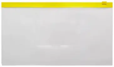 Папка на молнии ZIP TRAVEL-форм, желтая обложка книги