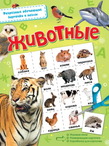 Животные Животные обложка книги