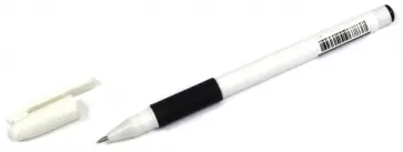 Ручка гелевая "Bianco" (черная с резиновым грипом) (М-5532) обложка книги