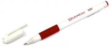 Ручка гелевая "Bianco" (красная с резиновым грипом) (М-5532) обложка книги