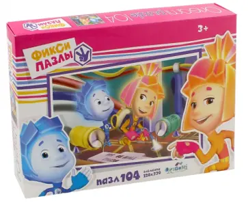 Фиксики. Пазл "Сломанная деталька". 104 детали (11644) обложка книги