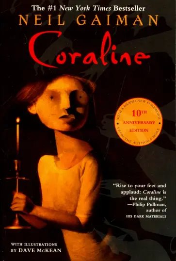 Neil Gaiman - Coraline обложка книги