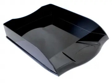 Лоток для бумаг горизонтальный "Премиум", чёрный (IT806Bk) обложка книги