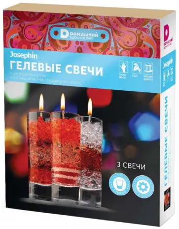 Josephin. Гелевые свечи "Домашний. Калейдоскоп" (404110) обложка книги
