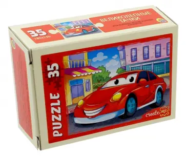 Puzzle-35 "Великолепные тачки", в ассортименте (П35-1718) обложка книги