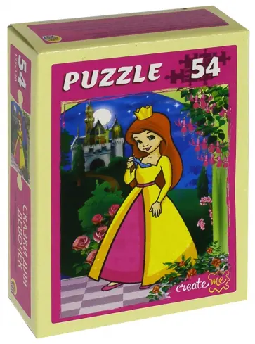 Puzzle-54 "Сказки для девочек" (в ассортименте) (П54-0049) обложка книги