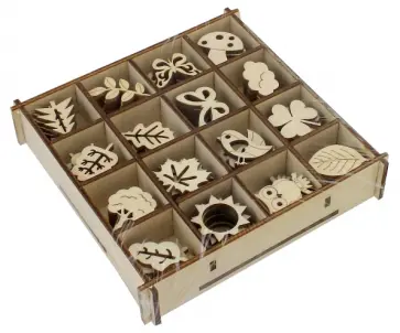 Набор украшений для скрапбукинга "Природа" (13,5х13,5) обложка книги