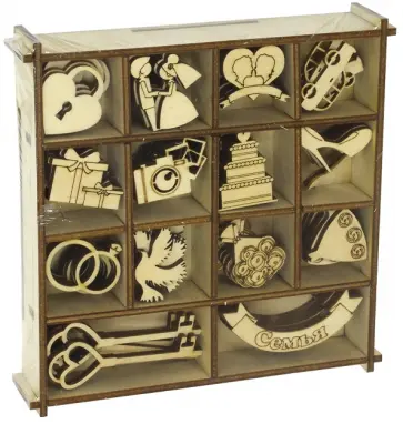 Набор украшений в коробке "Свадебный №2" обложка книги