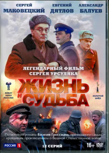 Сергей Урсуляк - Жизнь и судьба. 12 серий (DVD) Сергей Урсуляк - Жизнь и судьба. 12 серий (DVD) обложка книги