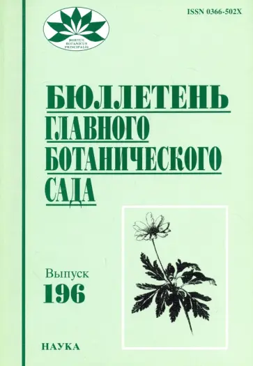 Бюллетень Главного ботанического сада. Выпуск 196 обложка книги