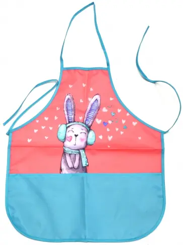 Фартук для уроков труда и рисования "Зайка" (53х44,5 см) (43288) обложка книги
