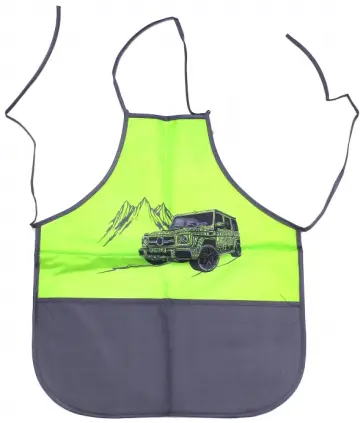 Фартук для уроков труда и рисования "Зеленый джип" (53х44,5 см) (43291) обложка книги
