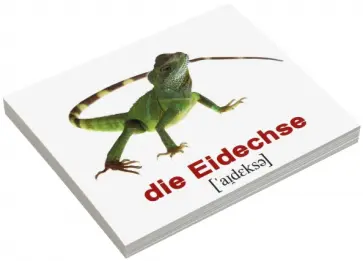 Носова, Епанова - Комплект карточек Мини-20 "Wildtiere / Дикие животные" (немецкий язык) обложка книги