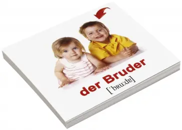 Носова, Епанова - Комплект карточек Мини-20 "die Familie / Семья" (немецкий язык) обложка книги